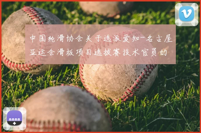 中国轮滑协会关于选派爱知-名古屋亚运会滑板项目选拔赛技术官员的通知_20260605104242